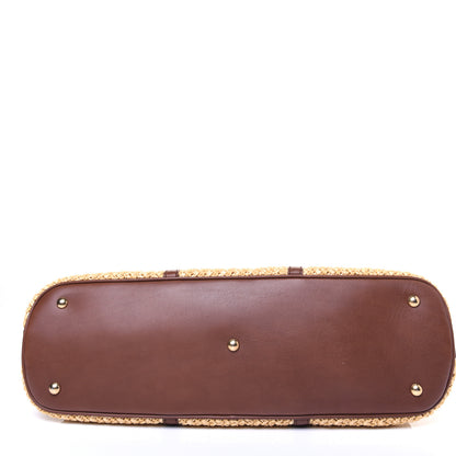 Saint Laurent Raffia Large Muse Brown 10 of 14