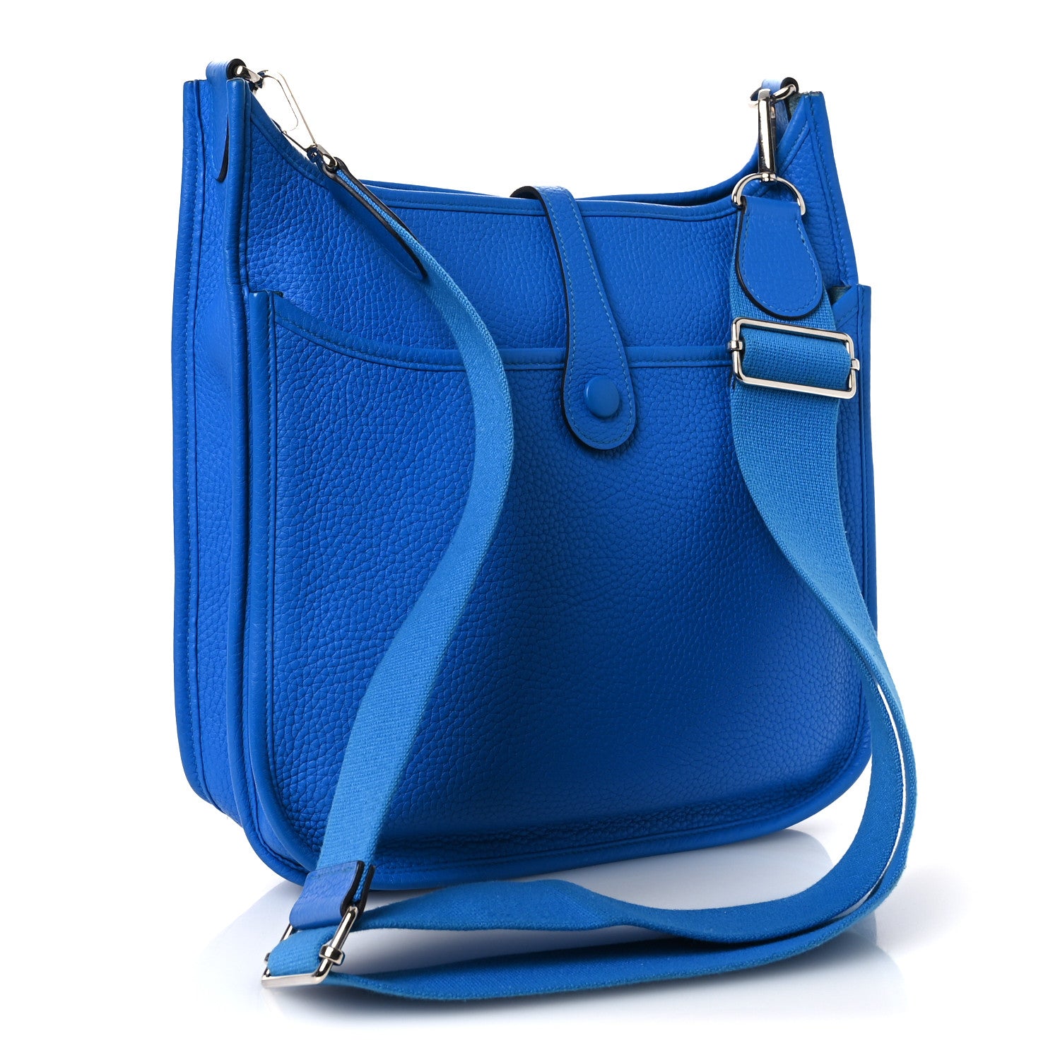 Hermes Taurillon Clemence Evelyne III PM Bleu Hydra 1842331