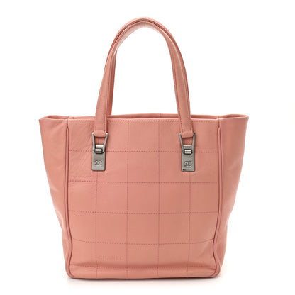 Chanel Caviar Square Stitched Tote Pink 1 of 9