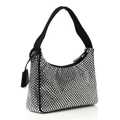 Prada Satin Crystal Mini Re-Edition 2000 Bag Cristal 2 of 4
