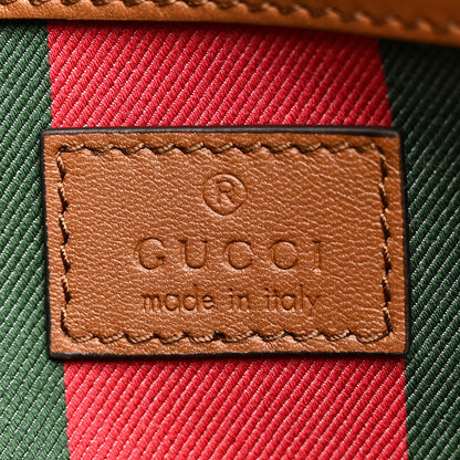 Gucci GG Icon Monogram Padlock Shoulder Bag Beige Dark Brown 6 of 10