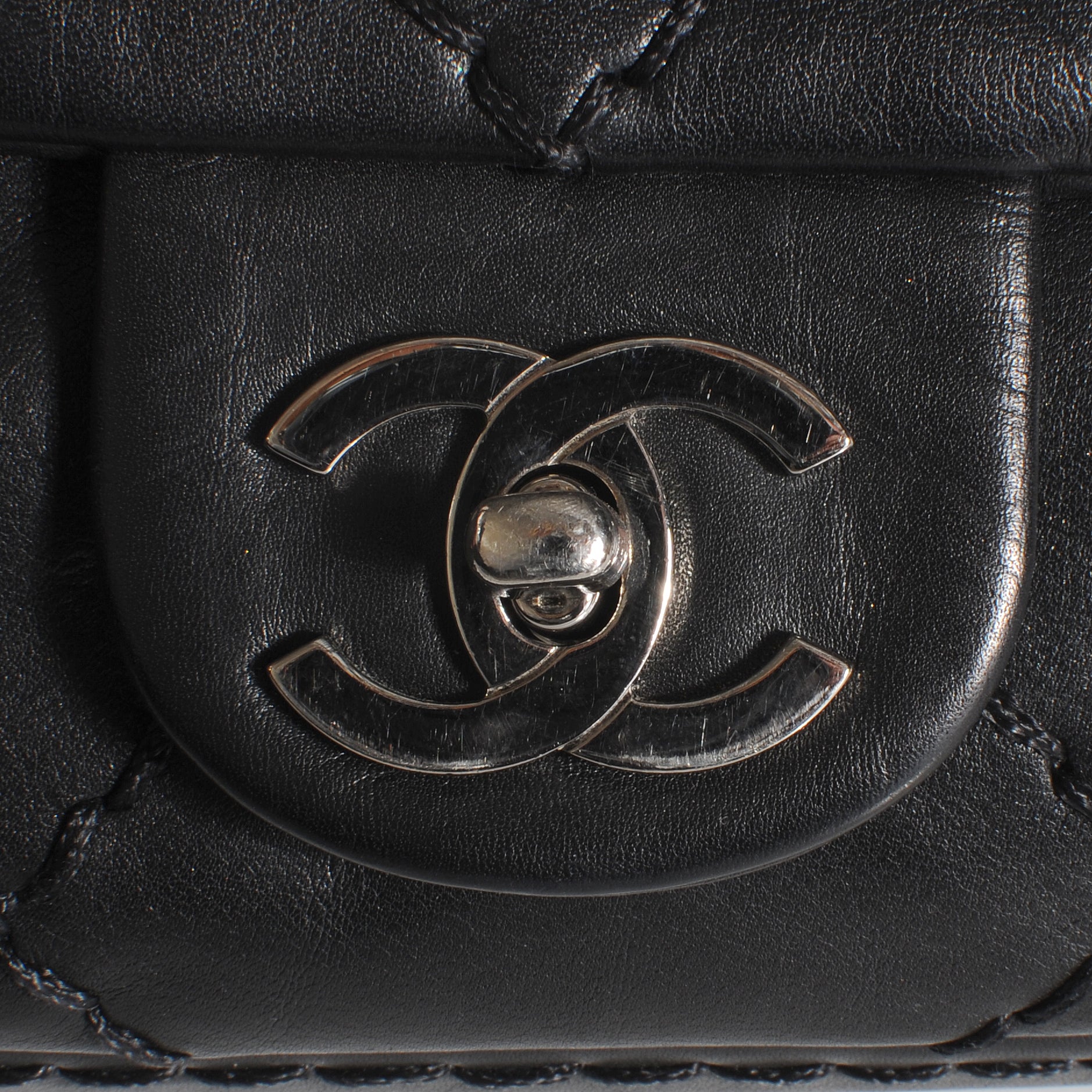 Chanel Calfskin Expandable Flap Black 5 of 9
