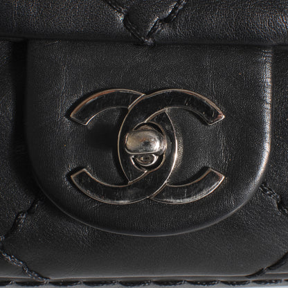 Chanel Calfskin Expandable Flap Black 5 of 9