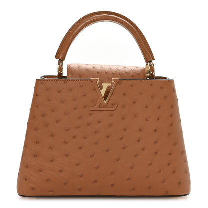 Louis Vuitton Ostrich Capucines BB Cognac 1 of 9