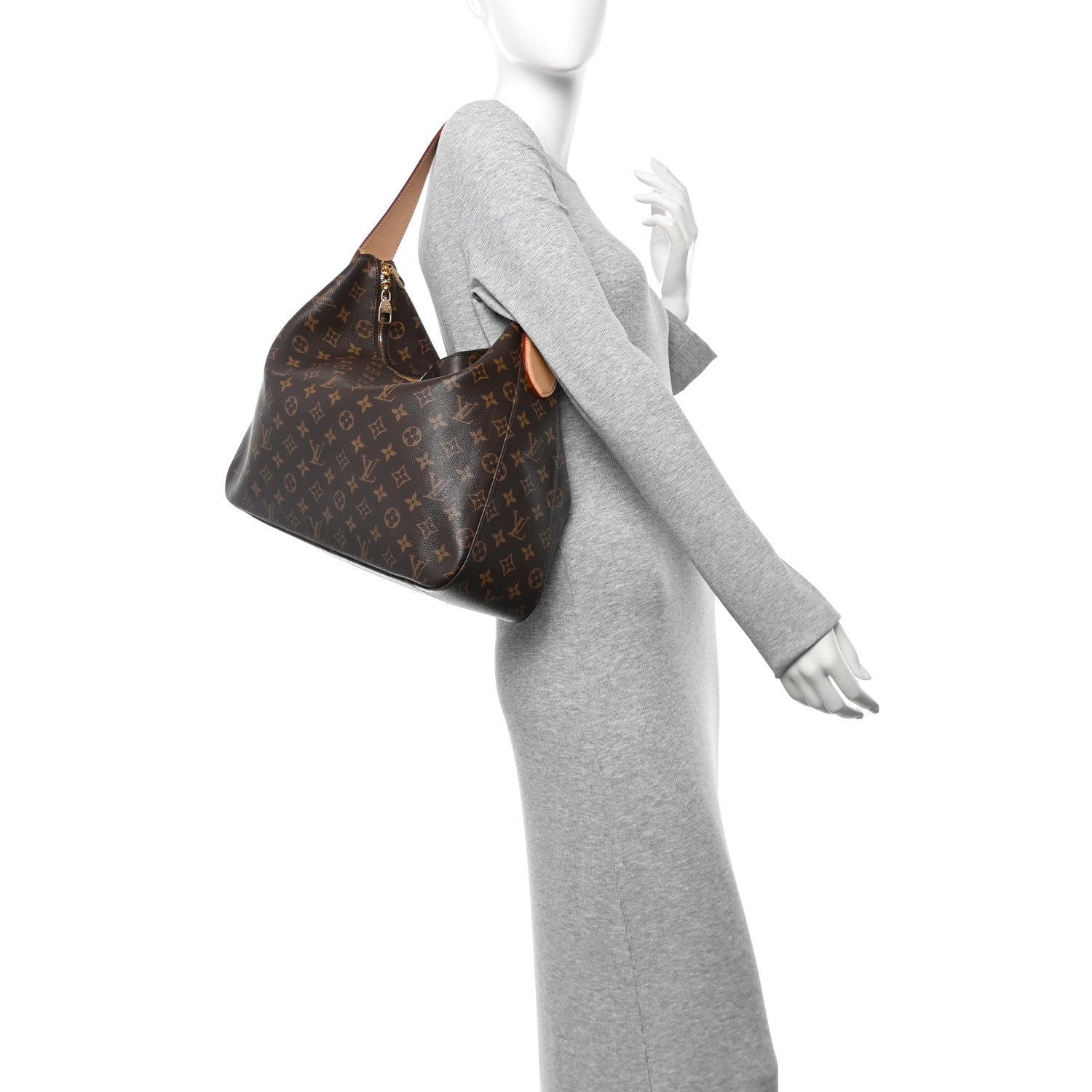 Louis Vuitton Monogram Slouchy MM 2 of 9