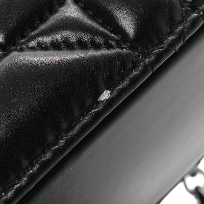 Christian Dior Calfskin Macrocannage Caro Box Bag Black 13 of 13