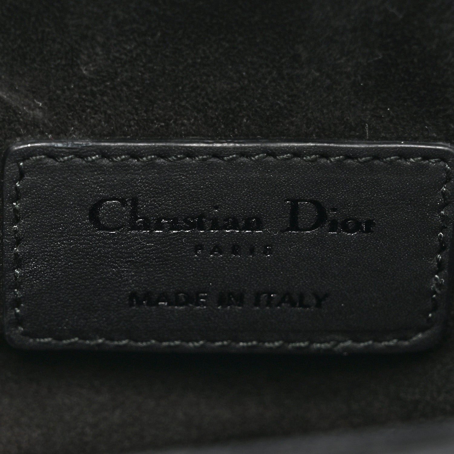 Christian Dior Ultra Matte Calfskin Mini Saddle Bag Black 6 of 10