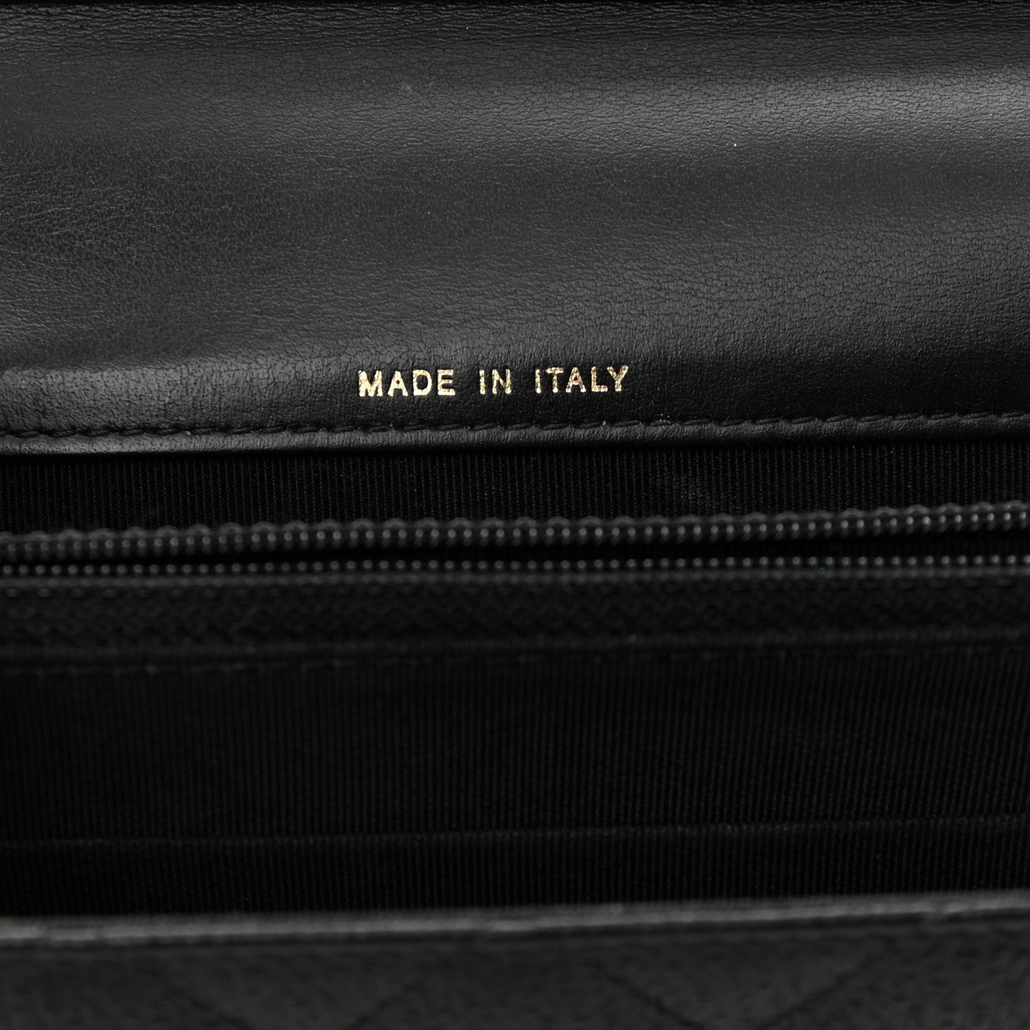 Chanel Letter Calfskin Embossed Quilted Square Wallet On Chain WOC Black 13 of 27