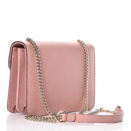 Gucci Dollar Calfskin Small Interlocking G Shoulder Bag Soft Pink 3 of 11