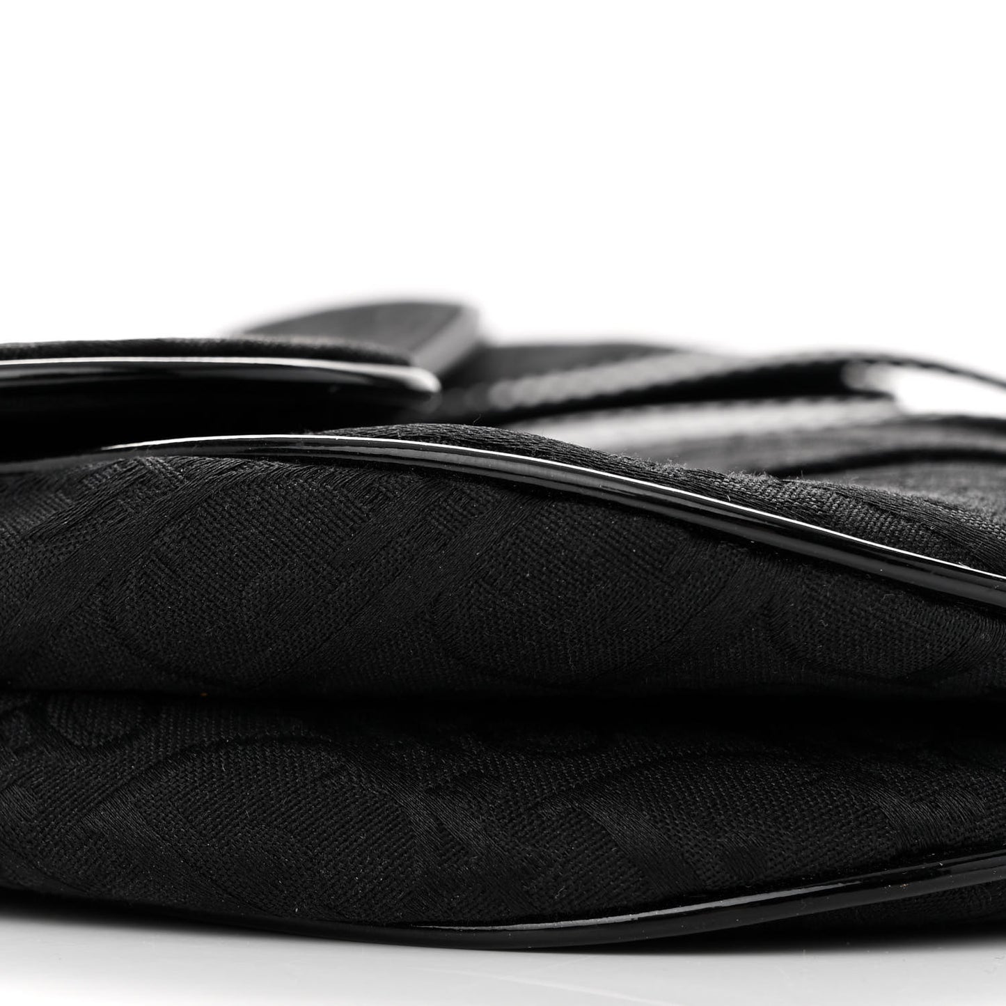 Monogram Saddle Bag Black