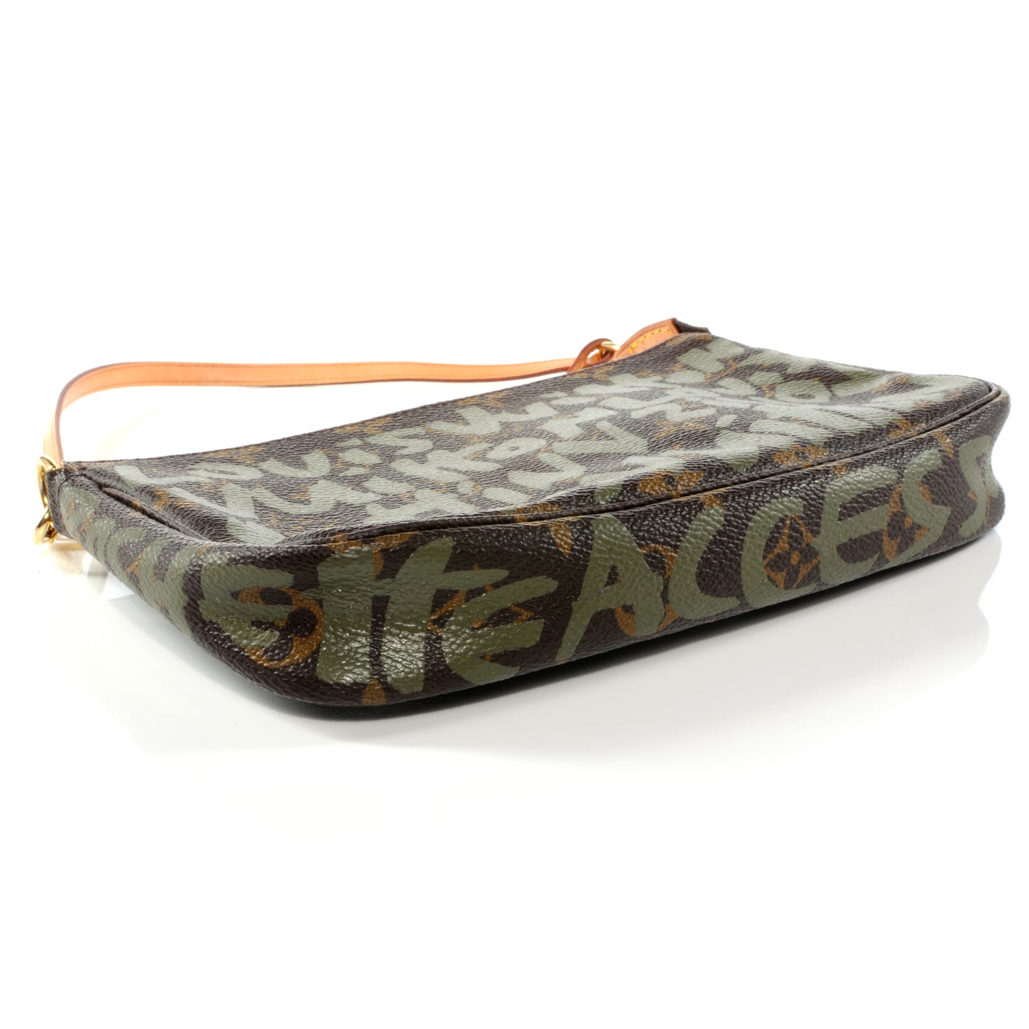 Monogram Graffiti Pochette Accessories Kaki