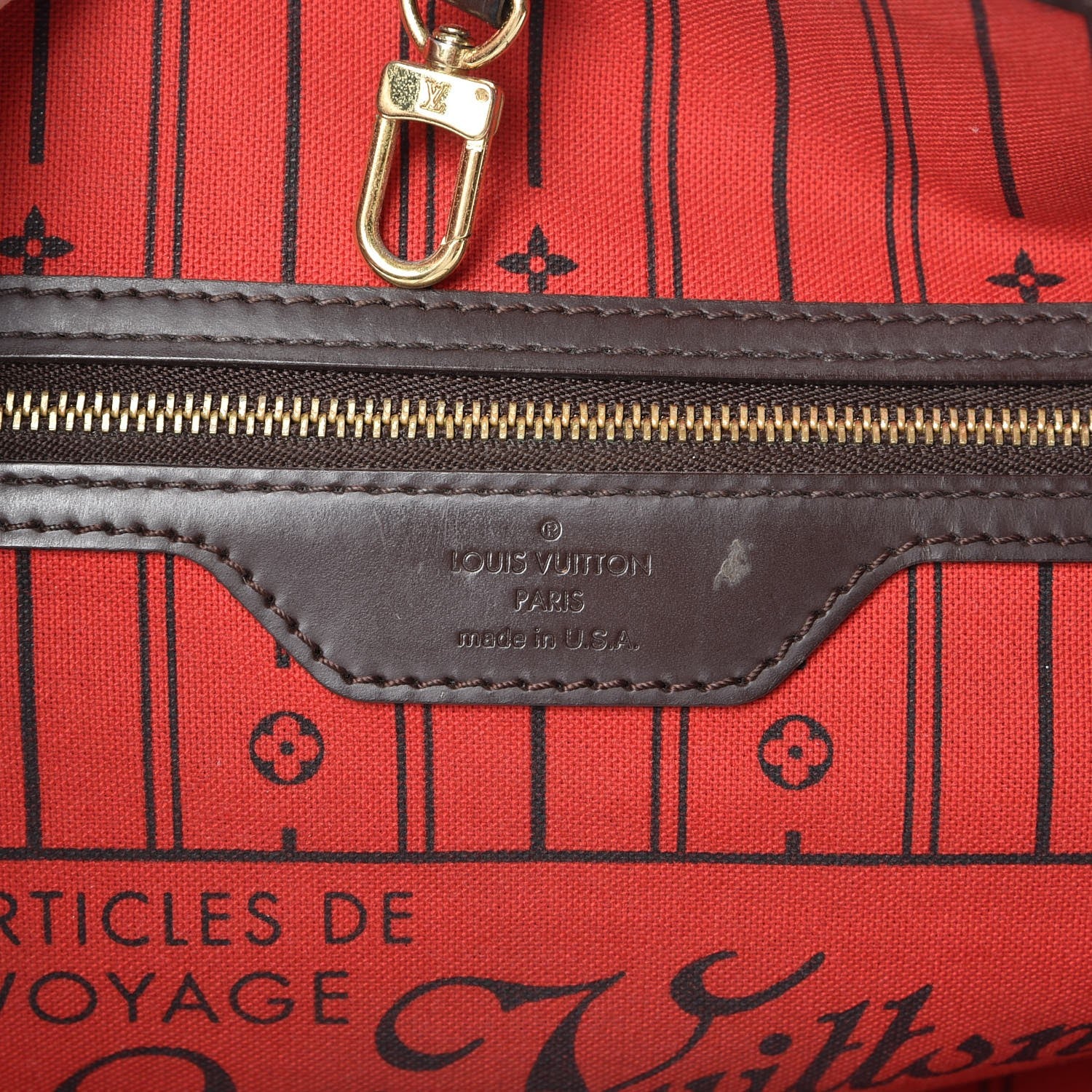 Louis Vuitton Damier Ebene Neverfull MM 7 of 18