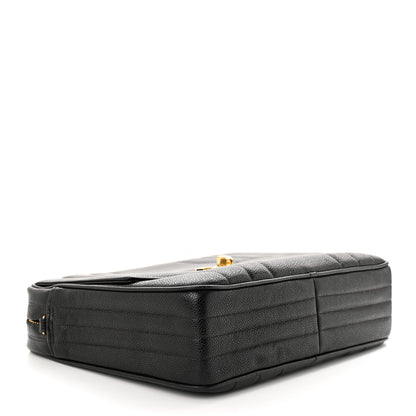 Chanel Caviar Vertical Quilted Flap Camera Bag Black 4 of 11