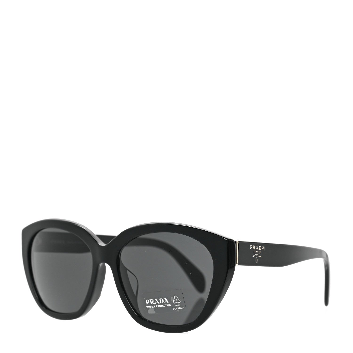 Prada Acetate Sunglasses SPR 16X-F Black 1 of 6