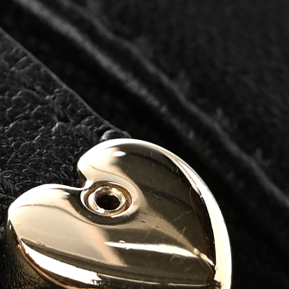 Chanel Lambskin Quilted CC In Love Heart Waist Belt Bag With Chain Black 11 of 12