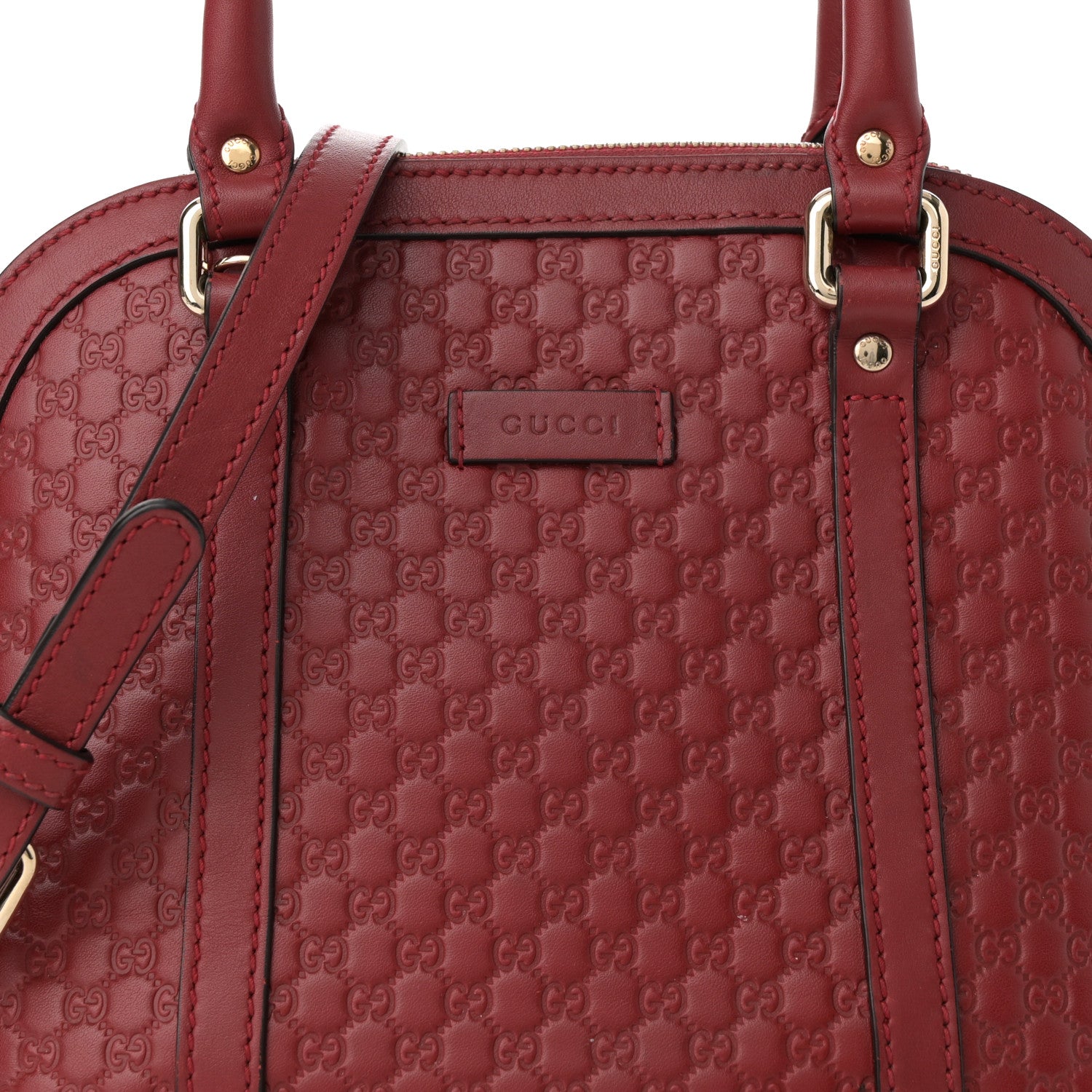 Gucci Soft Microguccissima Mini Dome Bag Rosso 9 of 19