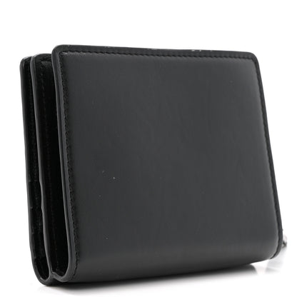 Chloe Shiny Calfskin Sense Compact Wallet Black 3 of 10