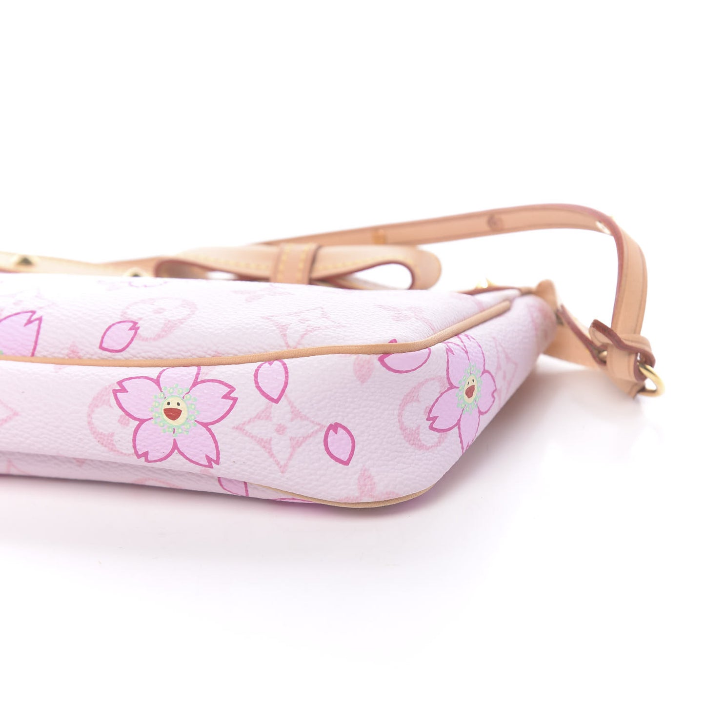 Monogram Cherry Blossom Pochette Accessories Pink