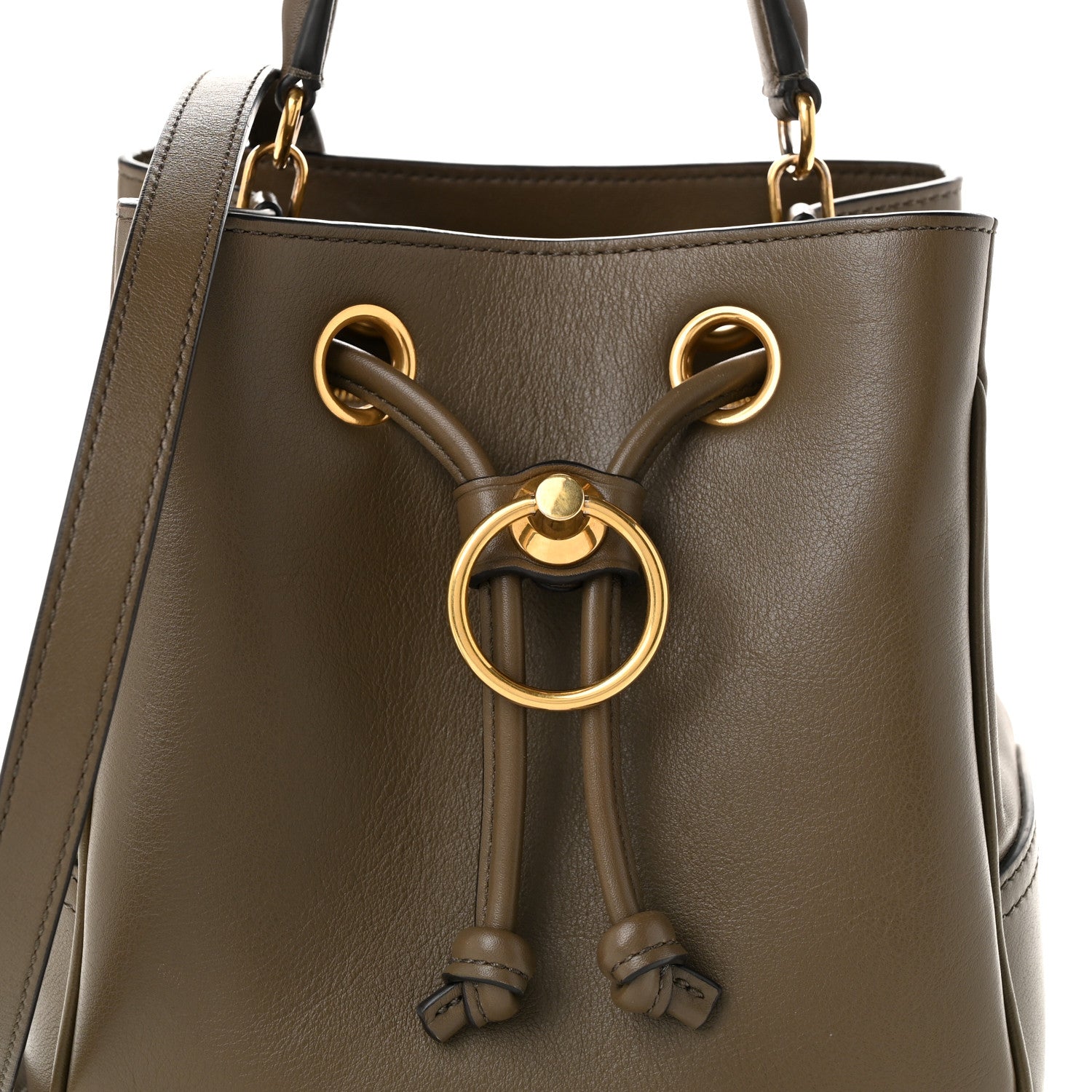 Mulberry Silky Calfskin Small Hampstead Dark Palm 8 of 11