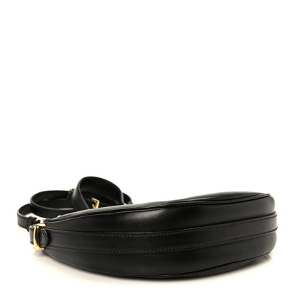 Prada Soft Calfskin Arque Shoulder Bag Black 4 of 10