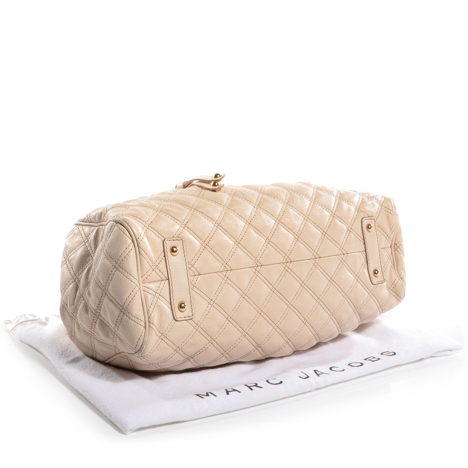 Marc Jacobs Calfskin Quilted Stam Ivory 4 of 8