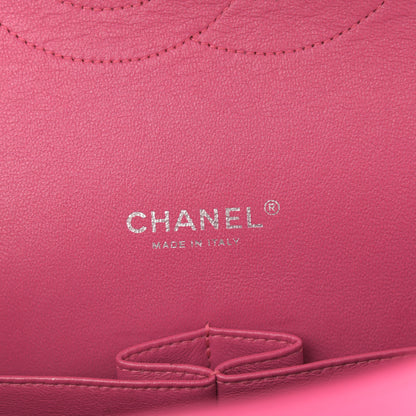 Chanel Patent Calfskin Quilted Maxi Double Flap Fuchsia 5 of 9