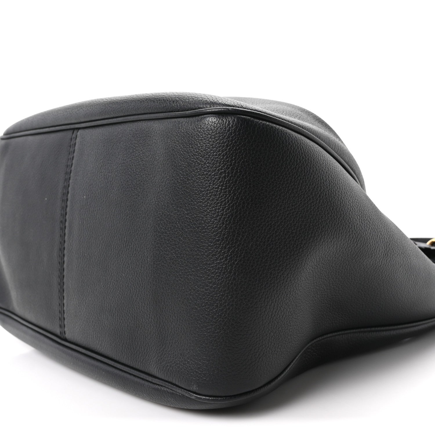 Versace Grained Calfskin La Medusa Bucket Bag Black 10 of 10