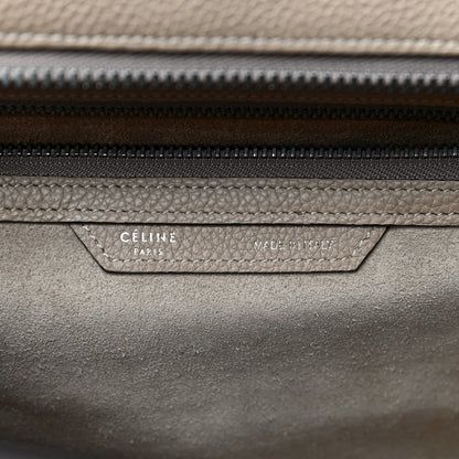 Celine Drummed Calfskin Mini Luggage Dune 6 of 11