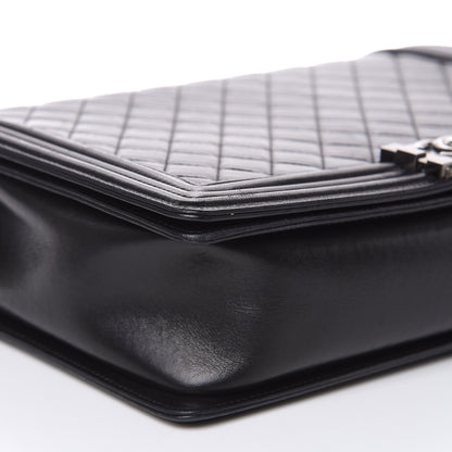 Chanel Lambskin Quilted Large Boy Flap Black 8 of 15
