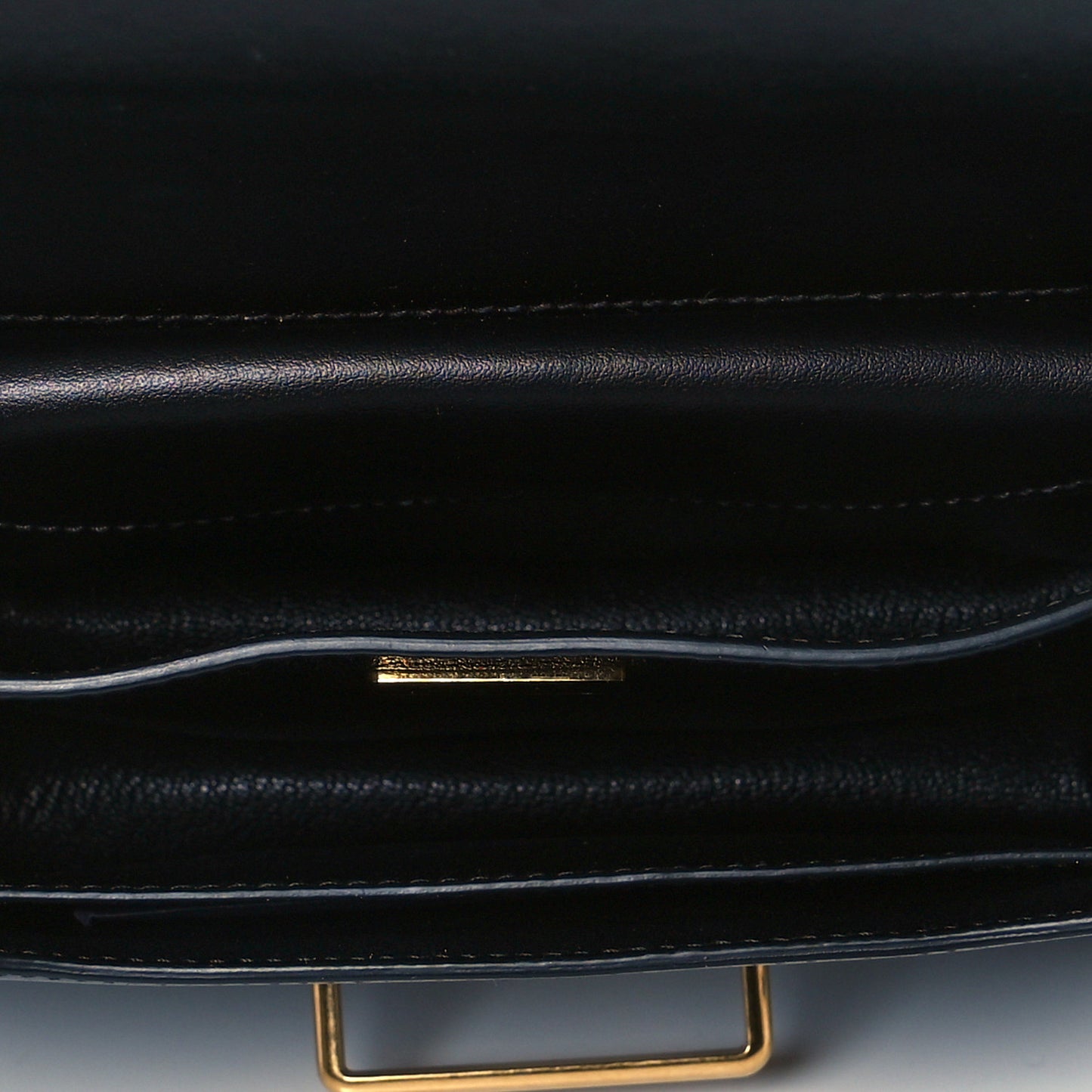 City Calf Saffiano Cahier Bag White Black