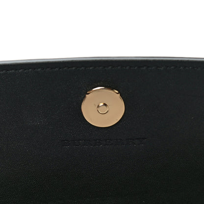 Burberry Calfskin House Check Henley Wallet On Chain Black 6 of 11