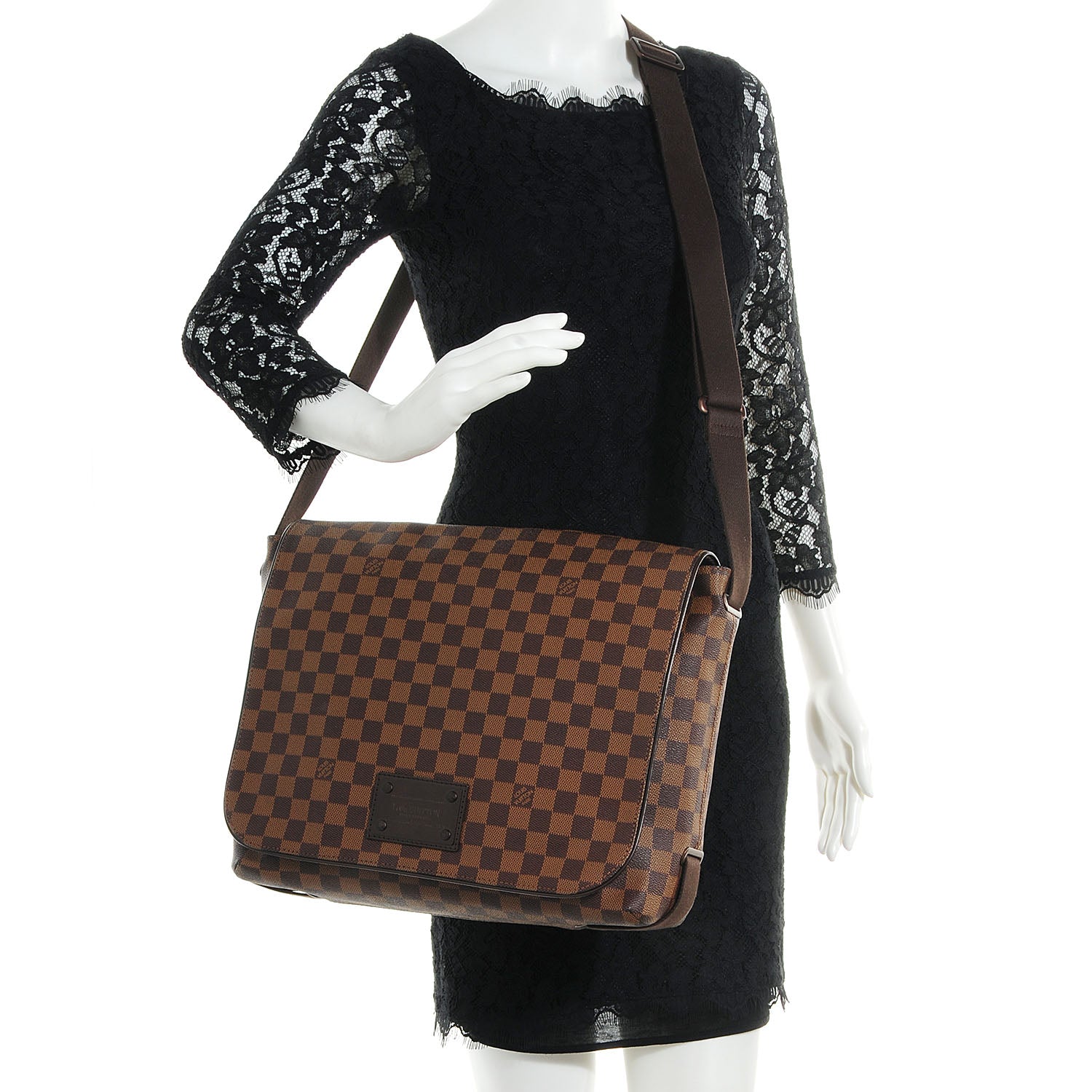 Louis Vuitton Damier Ebene Brooklyn GM 2 of 7