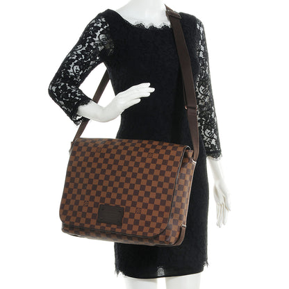 Louis Vuitton Damier Ebene Brooklyn GM 2 of 7