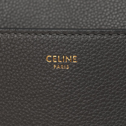 Celine Soft Grained Calfskin Sangle Bucket Bag Grey 6 of 14