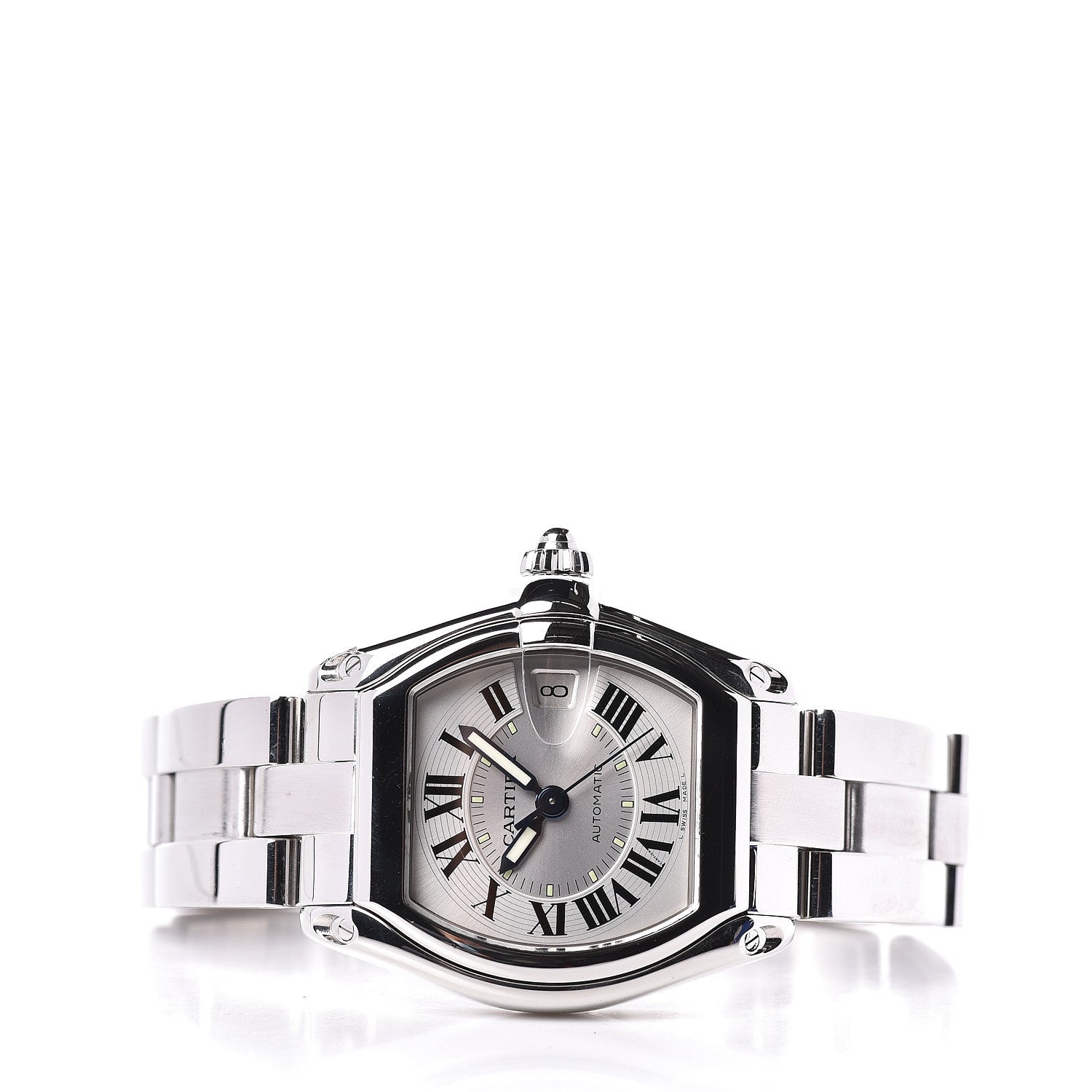 Cartier Stainless Steel 37mm Roadster Automatic Watch 3 of 6