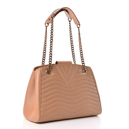Louis Vuitton Calfskin New Wave Chain Tote Noisette 3 of 12