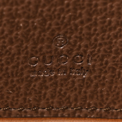 Gucci GG Supreme Monogram Textured Dollar Calfskin Web Mini Ophidia Flap Shoulder Bag Beige Ebony New Acero 6 of 11