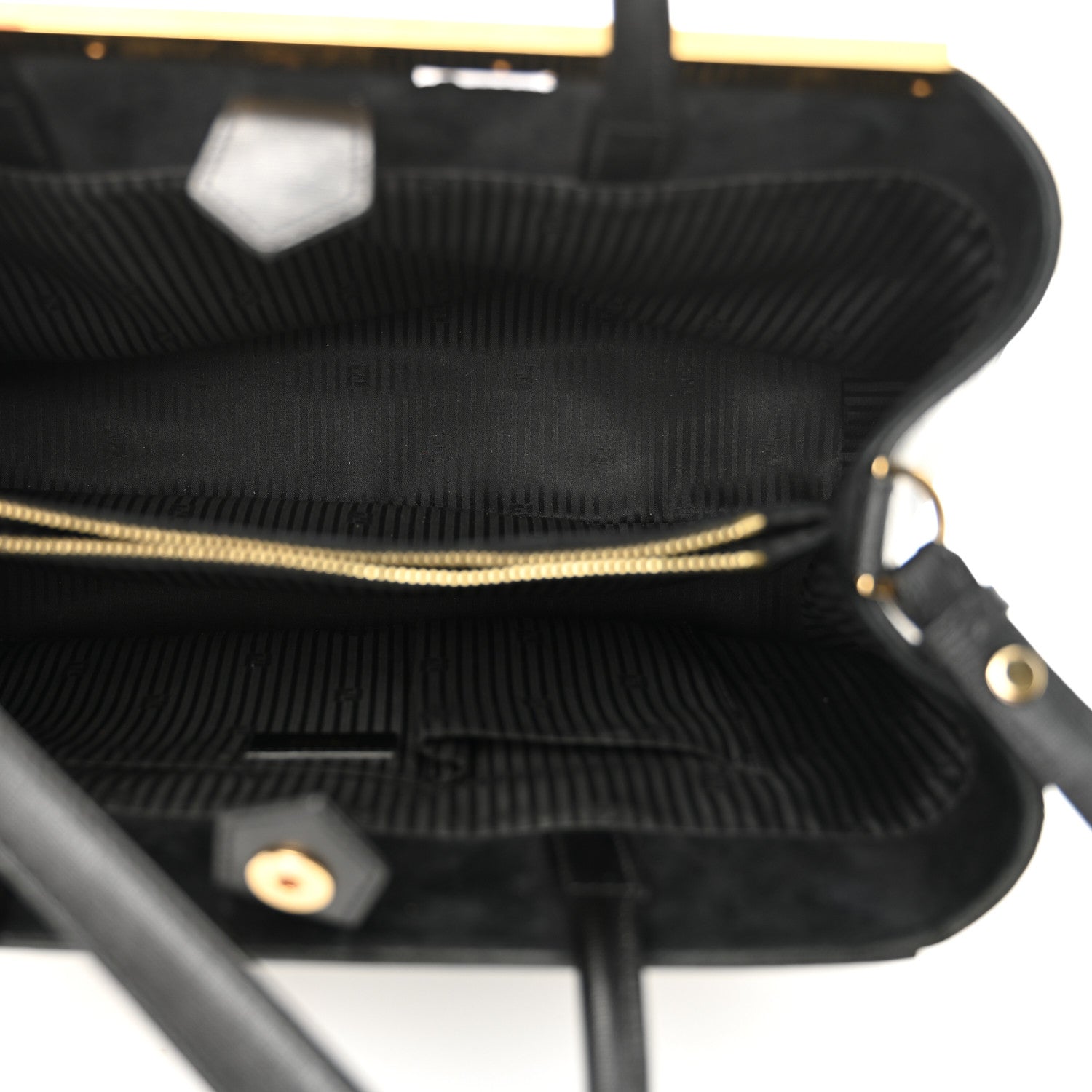 Fendi Vitello Elite Regular 2Jours Tote Black 5 of 12