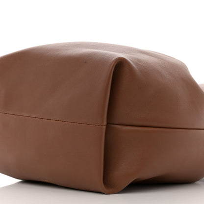 Valentino Garavani Nappa Vlogo Pouf Pouch Tan 9 of 9