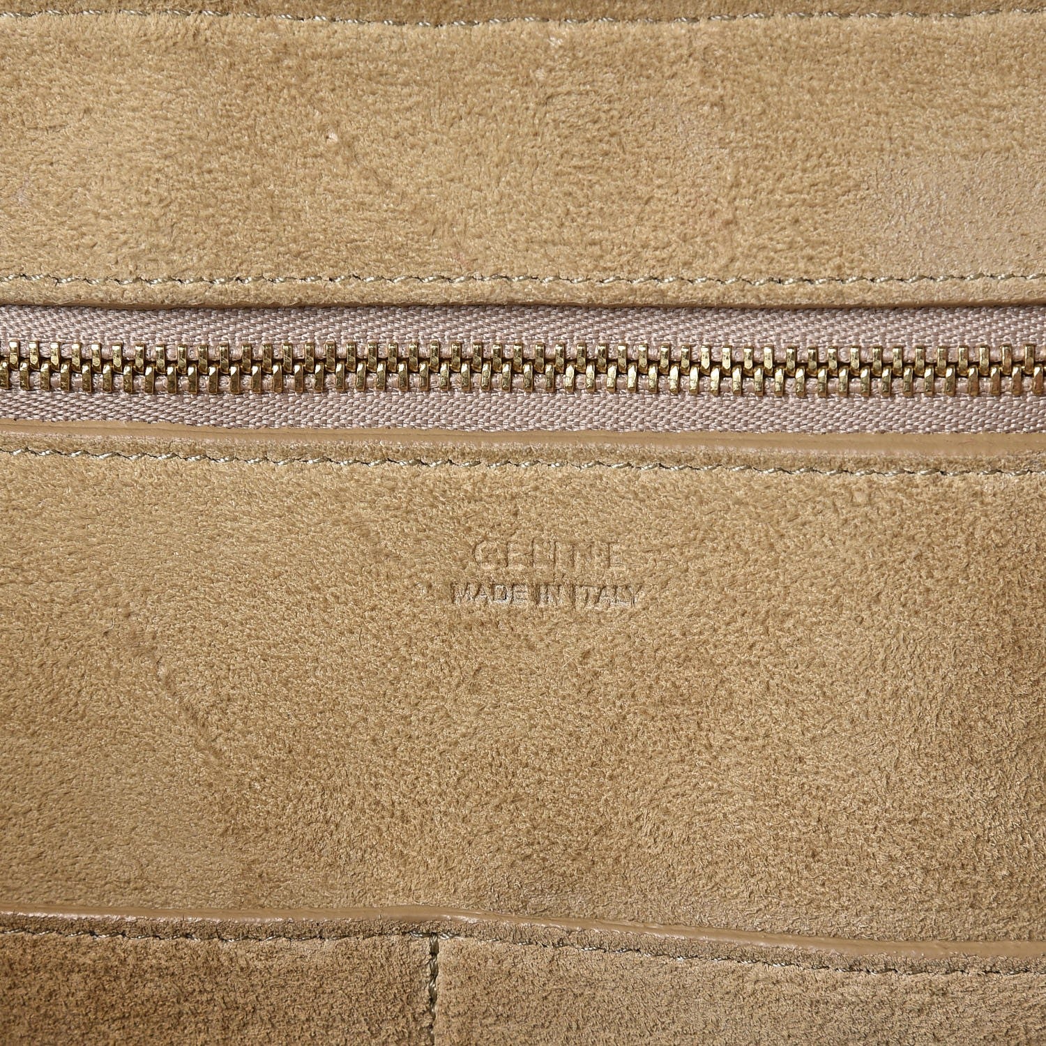 Celine Bullhide Calfskin Small Ring Bag Dune 6 of 16