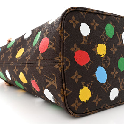 Louis Vuitton LV X YK Monogram Painted Dots Neverfull MM 9 of 9
