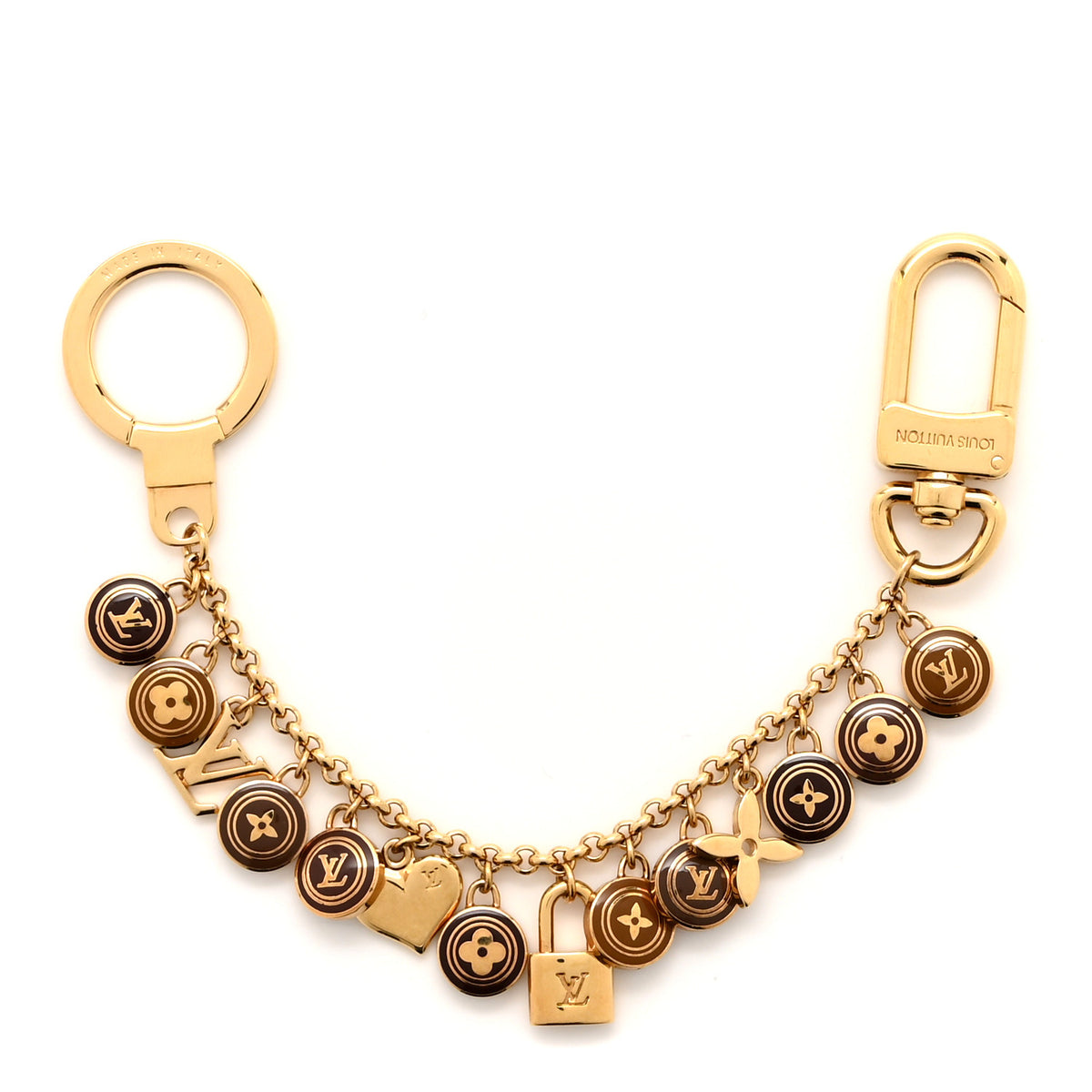 Louis Vuitton Pastilles Key Chain Bag Charm Brown 1 of 4
