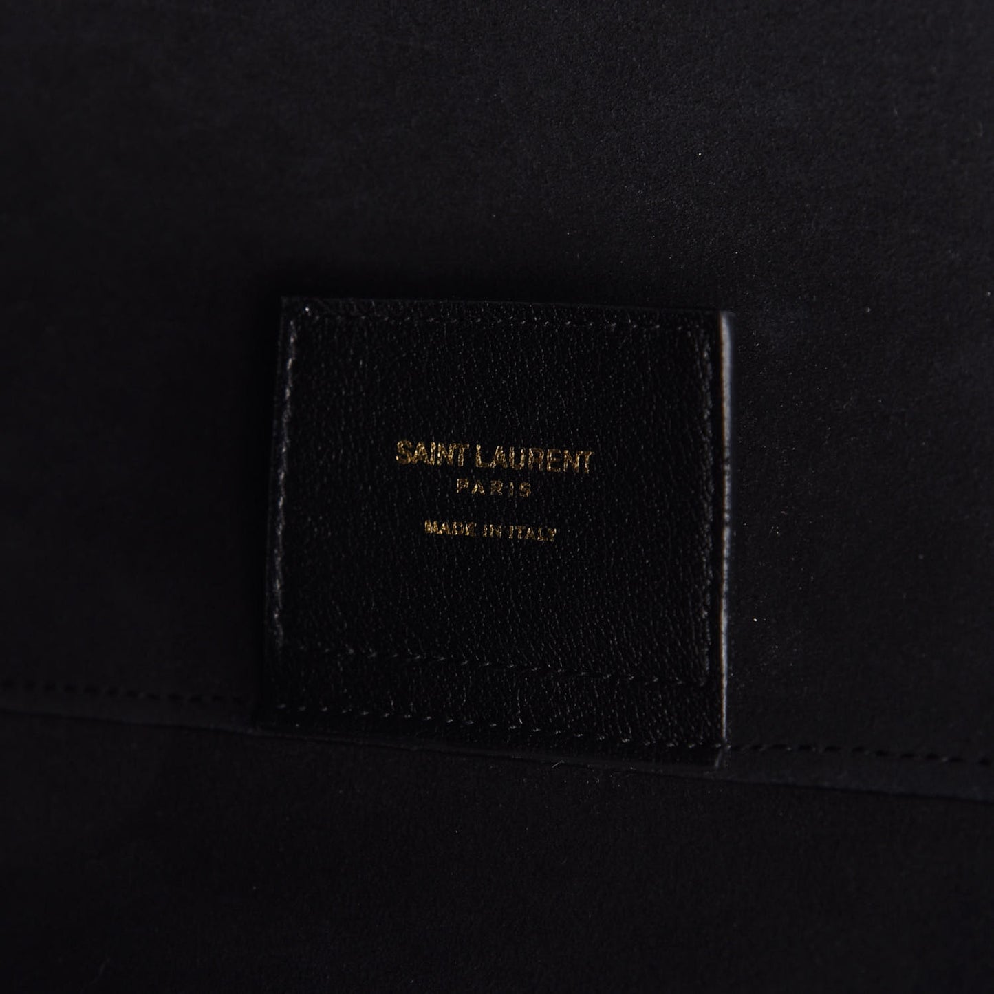 Calfskin Large Shopping Tote Black