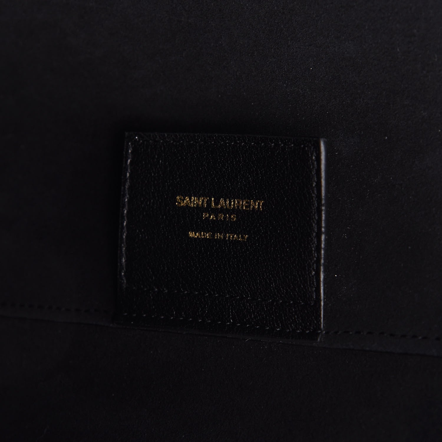 Saint Laurent Calfskin Large Shopping Tote Black 8 of 9