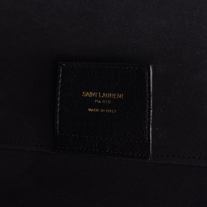 Saint Laurent Calfskin Large Shopping Tote Black 8 of 9