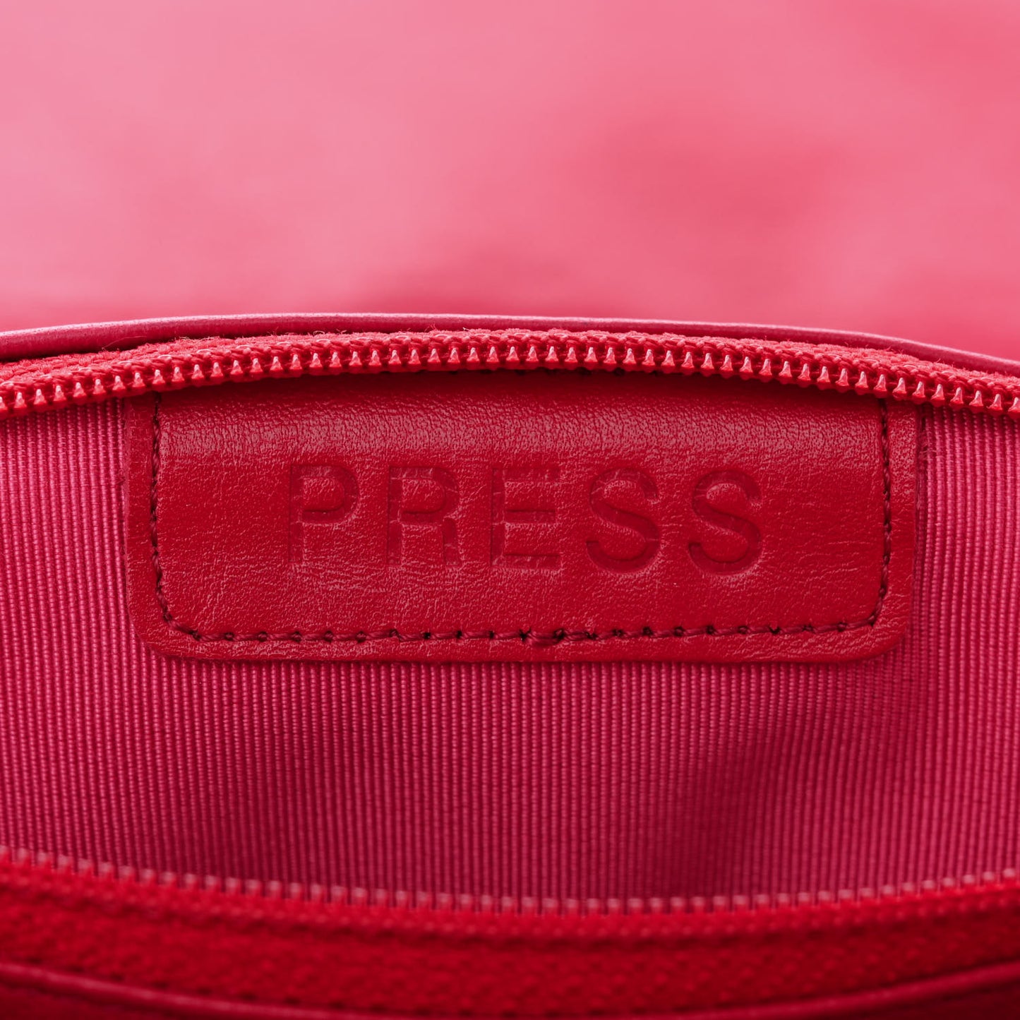 Lambskin Quilted Jumbo Single Flap Red