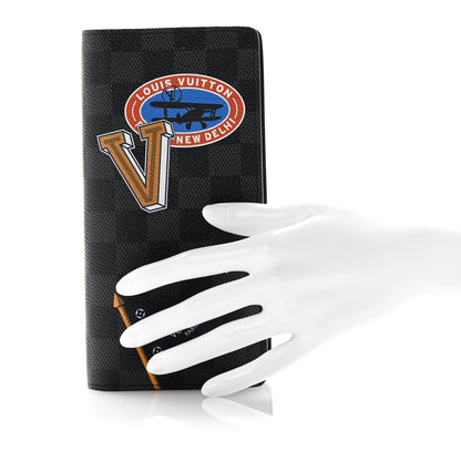 Louis Vuitton Damier Graphite LV League Brazza Wallet 2 of 7