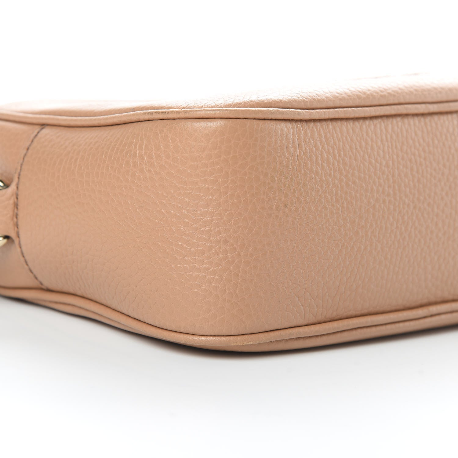 Gucci Pebbled Calfskin Small Soho Disco Bag Rose Beige 9 of 11