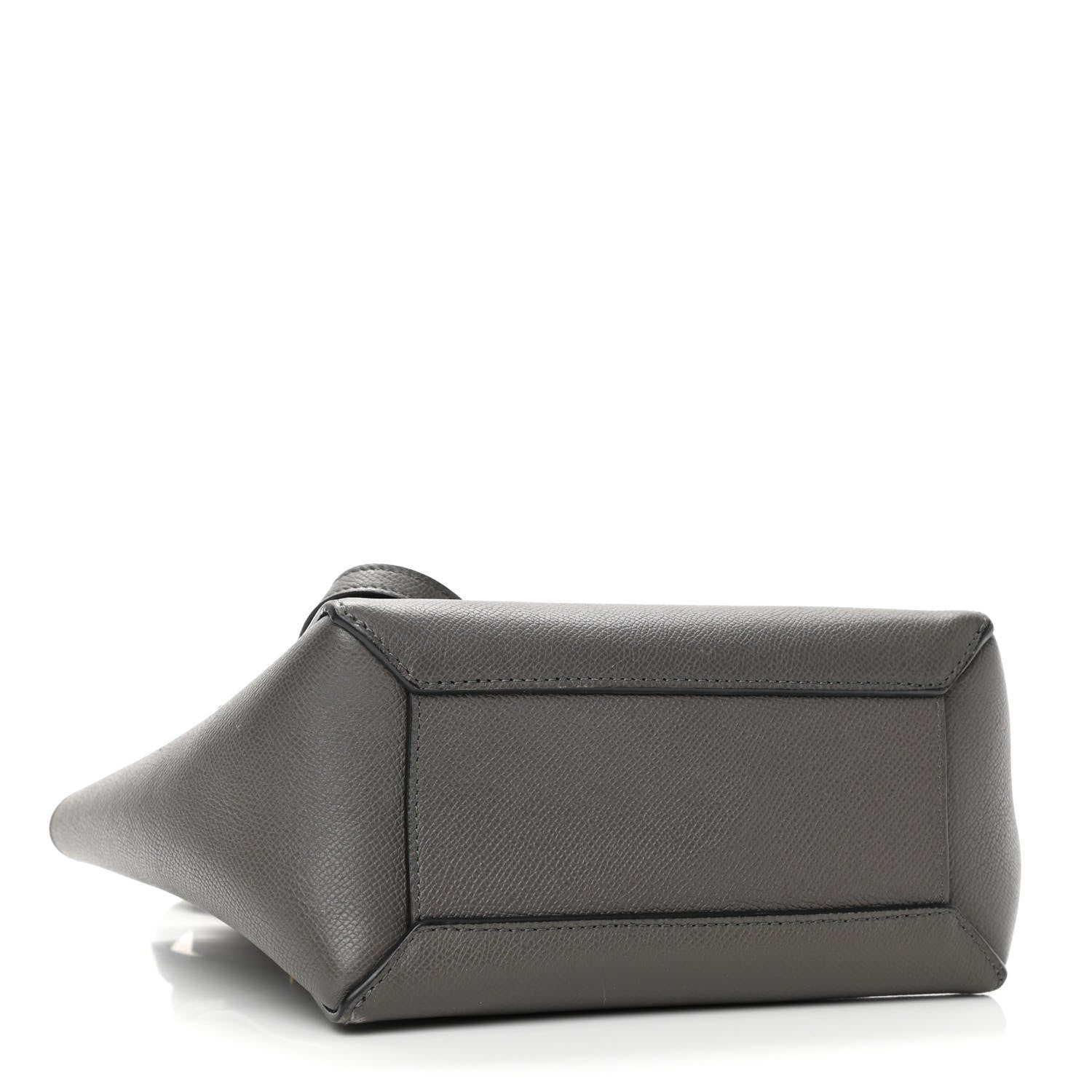 Celine Grained Calfskin Nano Belt Bag Grey 3 of 9