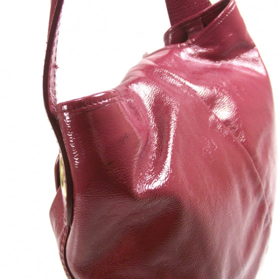 Patent Capri Flap Pink